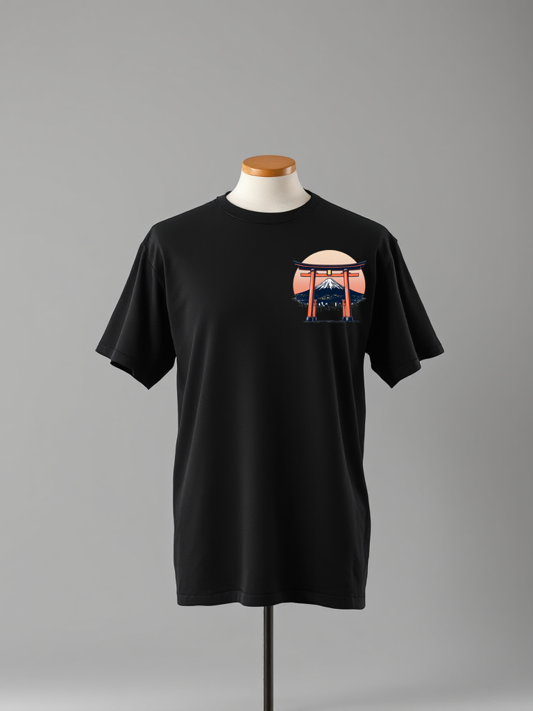 GTRzilla Tee — front (torii badge)