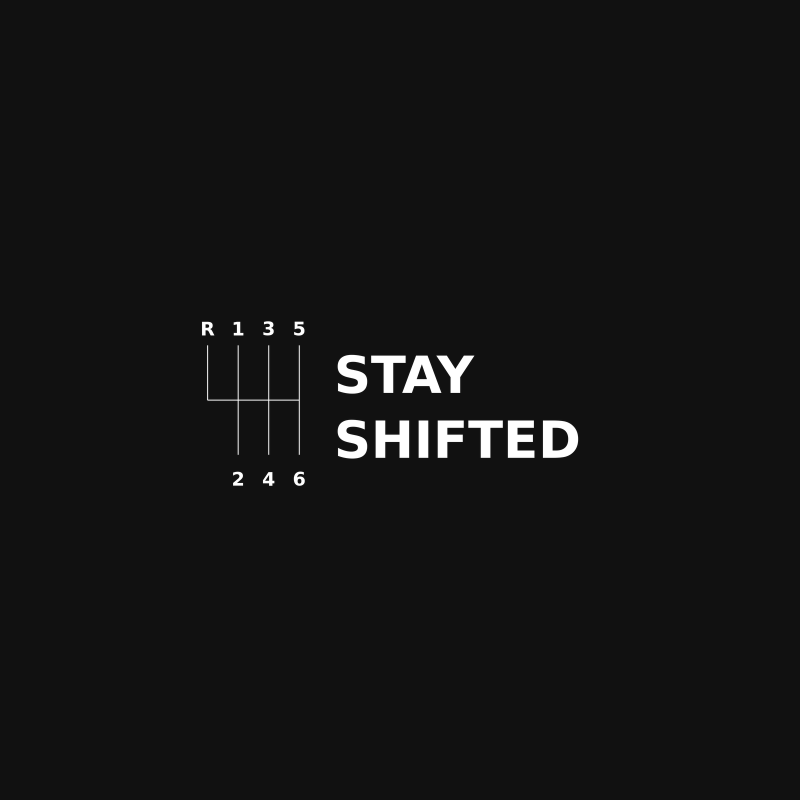 STAY SHIFTED — Lockup Tee